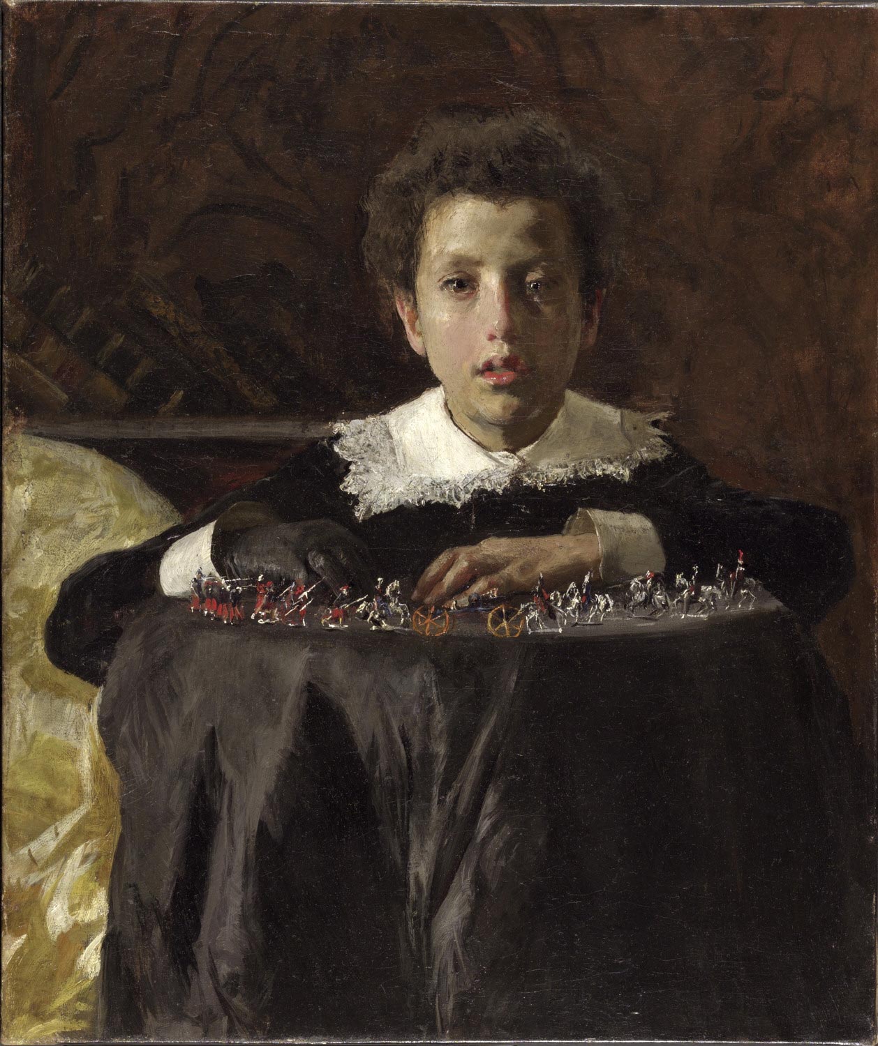 Ragazzo con soldatini giocattolo - Philadelphia Museum of Art